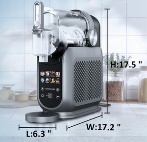 เครื่องทำน้ำแข็งปั่นและเครื่องดื่มแช่แข็งแบบสัมผัสหน้าจอ ระบบทำความเย็นเร็ว สำหรับใช้ในครัวเรือน - Product Image 2