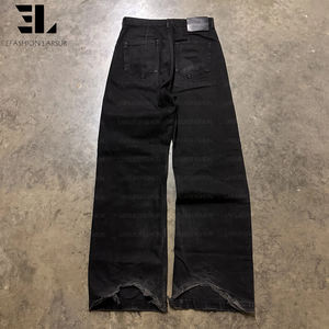 Pantalones cargo de lona de pato, sarga de algodón con lavado desgastado, holgados y rectos, tácticos, para trabajo y patinaje - Product Image 4