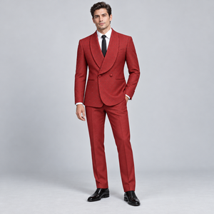 Ensemble de costume pour <span class=keywords><strong>homme</strong></span> style western à double boutonnage orné de strass, <span class=keywords><strong>blazer</strong></span> et pantalon pour banquet, mariage, tenue de cérémonie pour le marié - Product Image 6