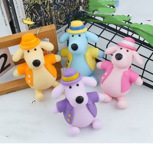 Juguete Antiestrés de Silicona con Forma de Perro Flor de Cerezo - Diseño Creativo de Animal Elástico para Apretar y Estirar - Product Image 4