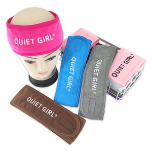 Cintas <span class=keywords><strong>para</strong></span> la Cabeza de Spa <span class=keywords><strong>para</strong></span> <span class=keywords><strong>Maquillaje</strong></span> Facial de Belleza <span class=keywords><strong>para</strong></span> Mujer y Niña con Logo Personalizado de Diseñador al por Mayor - Product Image 5