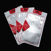 Emballage personnalisé Sac étui pour téléphone portable imprimé avec logo Paquet étui pour téléphone