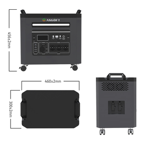 แบตเตอรี่ลิเธียมโซลิดสเตท EU PL Stock All in One 5000 รอบการใช้งาน 3300W 48V 300Ah 3.3KWh  สถานีพลังงานสำรองแบบพกพา - Product Image 3