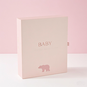 Journal de <span class=keywords><strong>grossesse</strong></span> à couverture rigide personnalisé première année bébé livre de souvenirs bébé Album Photo lin Journal carnet de notes pour cadeau - Product Image 6