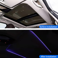 Lumière de toit LED 11 couleurs pour BMW Série 3/5 G20 G30 G01 G05 X3 X4 X5 X6 X7, éclairage d'ambiance panoramique pour toit de voiture, rénovation