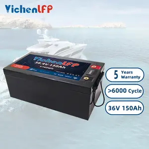 ディープサイクル充電式リチウム電池12V150ah 36V 50ah 48V 50ah 24V 100ahLiFePO4バッテリーマリンヨットボートアプリケーション用