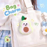 Adorable broche en peluche pastèque pour les cœurs des filles, accessoire polyvalent pour sacs et accessoires, cadeau