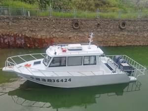 <span class=keywords><strong>Bateau</strong></span> de patrouille à coque en aluminium de 9,8 m, 2 moteurs hors-bord de 150 CV, déplacement de 4,5 t, équipement de sécurité maritime de 32 pieds, haute vitesse - Product Image 5