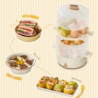 Cuiseur à œufs automatique de haute qualité, capacité 6 œufs, contrôle précis de la température, arrêt automatique électrique, cuisson souple ou dure, usage domestique, en plastique