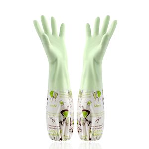 Gants de vaisselle en caoutchouc doublés de polaire extra longs pour l'hiver, épais, imperméables, 47 pouces, gants de cuisine pour la maison - Product Image 1