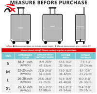 Housse de protection personnalisable pour valise, en tissu souple réutilisable, idéale pour les voyages
