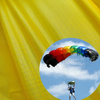 Tissu en nylon 66 Ripstop 30D léger, enduit de silicone, imperméable et lisse, idéal pour hamac de parachute et parapente – Vente chaude