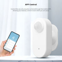 Détecteur de mouvement intelligent WiFi Zigbee PIR, grand angle 105°, portée 5m, autonomie de 3 mois, alertes via application Android, compatible Tuya/Home Flip