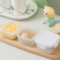 Mini boîte de rangement en plastique hermétique pour aliments, idéale pour la portionnement de la nourriture pour bébé et de la confiture, compatible micro-ondes, portable, pour la maison