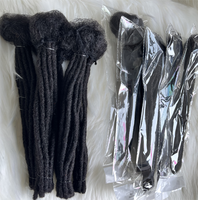 Prix de gros Cheveux humains Microlocks Sisterlocks Dreadlocks Extensions Entièrement faits à la main 100% Cheveux humains