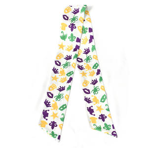 وشاح جديد لمهرجان ماردي غرا بتصميم زهرة اللوتس، شريط طويل للرقبة، إكسسوارات للملابس وتزيين الحقائب - Product Image 4