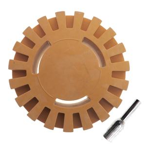 أداة إزالة الرسوم المتميزة بقماش الفينيل اللاصق المزدوج 4 بوصة 100 ملم مع شريط ذو وجهين على عجلة القماش المطاطي - Product Image 6