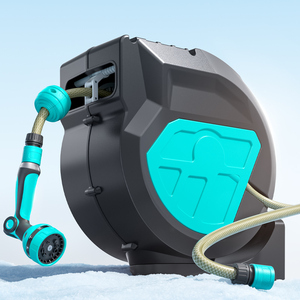 Enrouleur de <span class=keywords><strong>tuyau</strong></span> d'arrosage mural automatique à faible <span class=keywords><strong>bruit</strong></span> avec <span class=keywords><strong>tuyau</strong></span> anti-torsion en plastique, norme CNS, pour toilettage des animaux - Product Image 4