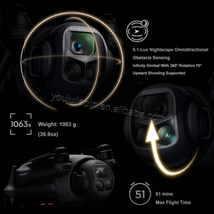 Nouveau pour les drones DJI <span class=keywords><strong>Mavic</strong></span> 4 <span class=keywords><strong>Pro</strong></span> RC avec caméra HD 360 °   Drone à cardan avec vision nocturne 0,1 Lux et transmission O4+ de 30 km, en plastique - Product Image 6