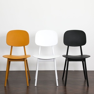 เก้าอี้ Candy Chair รุ่นยอดนิยมบนอินเทอร์เน็ต สไตล์นอร์ดิก โมเดิร์น มินิมอล แบบยุโรป ทำจากพลาสติก ไม่มีที่วางแขน ไม่หมุนได้ ไม่พับได้ สำหรับใช้รับประทานอาหาร - Product Image 4