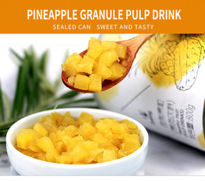Doking fabbrica all'ingrosso di qualità frutta fresca materiale del tè speciale ingredienti del tè della bolla della frutta in scatola granuli di ananas - Product Image 5