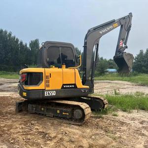 Excavadora Hidráulica Usada Volvo EC55D de 5.5 Toneladas con Motor, Cilindros HAWE, Bomba MOOG y Cucharón de Excavación - Product Image 1