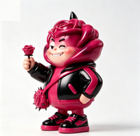 Figurine de collection personnalisée Rose Devil en PVC et ABS, statue d'art fabriquée en Chine, OEM sur mesure pour la vente en gros aux marques