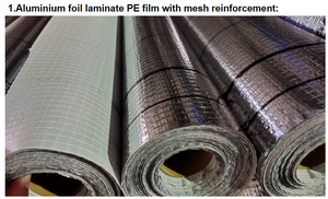 Membrane de barrière à la vapeur en feuille de PE métallisée Kosite, membrane thermo-réfléchissante en feuille d'aluminium - Product Image 6