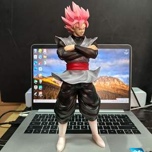Figura Decorativa de Anime de Son <span class=keywords><strong>Goku</strong></span> Zamasu Super <span class=keywords><strong>Saiyan</strong></span> <span class=keywords><strong>Rose</strong></span> de Dragon Ball, Modelo de Adorno con Máscara - Product Image 5