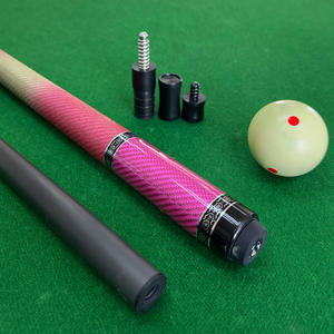 Neue Modische 1/2 Carbonfaser-Billardqueue 57 Zoll Länge mit 11,8/12,5mm Spitze für Snooker - Product Image 1