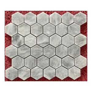 Azulejos de mosaico de mármol gris Bardiglio Afyon, diseño moderno, directo de fábrica, profesional para cocina, baño, suelo, decoración de pared - Product Image 3