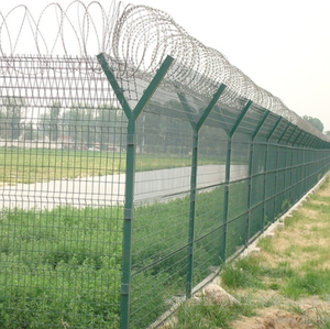 Panneau de clôture de prison en treillis galvanisé robuste anti-escalade, conception à vue dégagée, sécurité anti-effraction pour les prisons, les voies ferrées et les frontières - Product Image 2