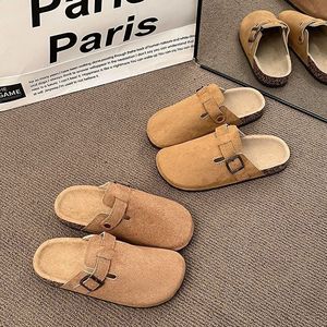 Scarpe da Donna Baotou - Nuovo Stile 2026, Ciabatte Casual con Suola Spessa, Modello Slip-On Antiscivolo - Product Image 2