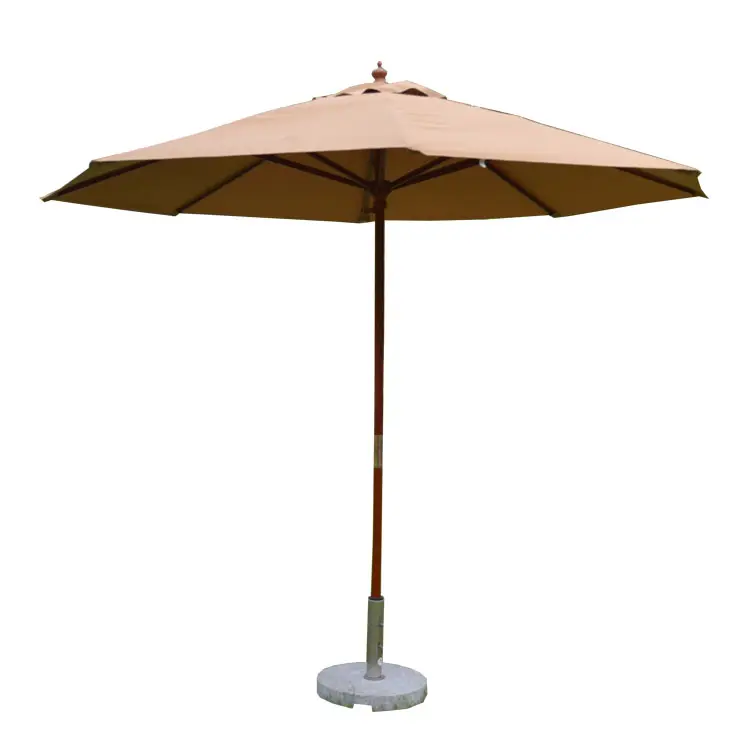 Guarda-chuva para área externa, guarda-sol para piscina de madeira de alta qualidade
