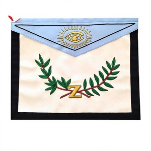 มือ Crafted 4th องศา Scottish Rite AASR Masonic Custom ผ้ากันเปื้อน - Product Image 1