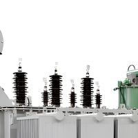 Transformateur de puissance triphasé immergé dans l'huile, transformateur de distribution compact, haute efficacité, type scellé pour utilisation sur réseau commercial