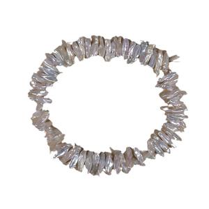 Cuentas Sueltas Blancas de Agua Dulce Naturales de Estilo Barroco, Perforadas, Semi-Acabadas, de Forma Irregular para Diseños Creativos - Product Image 5