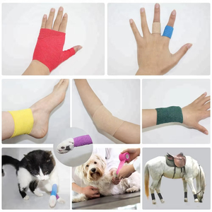 Cinta deportiva de kinesiología atlética personalizable, flexible para dedos no tejida, resistente al agua, 5cm, 10cm de ancho, látex/Gota de <span class=keywords><strong>pegamento</strong></span> sin látex - Product Image 6