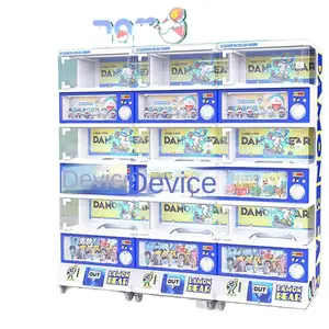 子供のおもちゃのビデオアーケードゲーム機器用に操作されるコイン付きの大型3層ガシャポンボール自動販売機