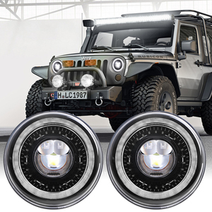 <span class=keywords><strong>2022</strong></span> DOT 7 pulgadas Led faro diseño de ojo de dragón para JK 7 faros redondos 7 pulgadas 120W Led DRL faros de haz Alto y Bajo para Jeep - Product Image 3