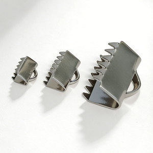 Hebillas de Acero Inoxidable con Diseño de Puntos, Varios Tamaños, Accesorios de Joyería Lisos para Pulseras, Collares y Abalorios DIY - Product Image 3