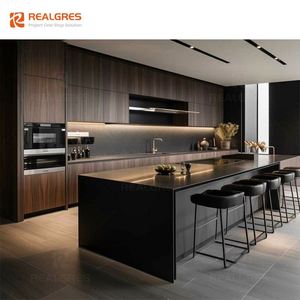 Realgres hiệu suất cao tủ bếp ánh sáng tủ bếp sang trọng Đồ nội thất cho căn hộ sử dụng - Product Image 3