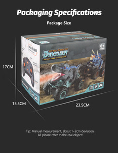 ของเล่นไดโนเสาร์ควบคุมระยะไกล2.4กรัมสเปรย์รถปีนเขาไทรันโนซอรัสเร็กซ์เด็กของขวัญคริสต์มาสเด็กผู้ชาย - Product Image 6