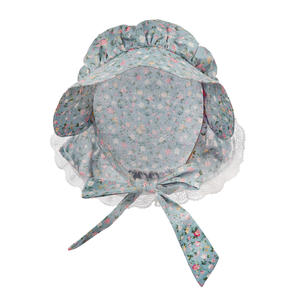 Vestido Colonial de Algodón de Manga Larga para Niñas + Sombrero, Disfraz de Pionera - Product Image 6