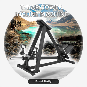 Wder 피트니스 <span class=keywords><strong>T</strong></span>바 로우 스틸 원판 장착 인클라인 로잉 머신 안전한 접이식 내구성 헬스 운동 기구 팔 등 운동용 - Product Image 3