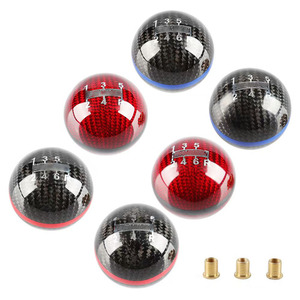 Pomello leva cambio auto universale a 5/6 velocità in fibra di carbonio per Honda Toyota <span class=keywords><strong>Mugen</strong></span> - Product Image 3