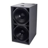 Boîte de subwoofer audio professionnel S218 double subwoofer haute puissance de 18 pouces pour concert sur scène