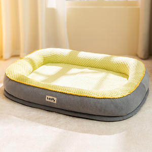 Cama grande para perros de otoño e invierno, nido de pasarela de sueño dulce de la suerte para perros medianos y grandes, cama para mascotas de sueño profundo con patrón sólido, también para gatos - Product Image 6