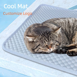Op Maat Gemaakte Coolcore Mesh Zomer Hondenmat Fabriek <span class=keywords><strong>Oem</strong></span> Wasbare Coole Mat Met Effen Patroon Superzachte Moderne Stijl Groothandel - Product Image 1