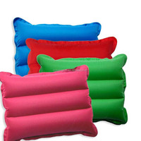 Oreiller en forme de coin multifonctionnel pour adultes, fabriqué en usine, gonflable, pour le soutien du dos, le sommeil, l'utilisation décorative, en PVC